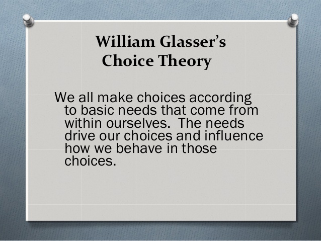 Choice Theory - An Explanation Of All Human Behavior #FrizeMedia