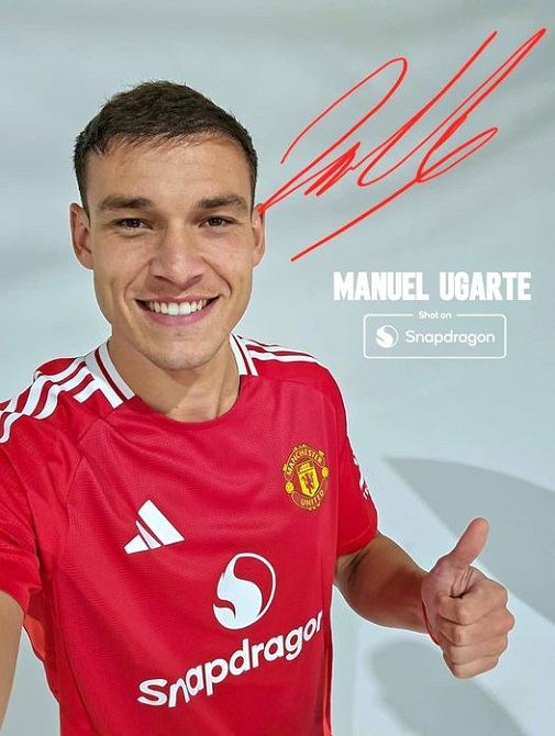 Manchester United sign Manuel Ugarte over the line on deadline day. #FrizeMedia