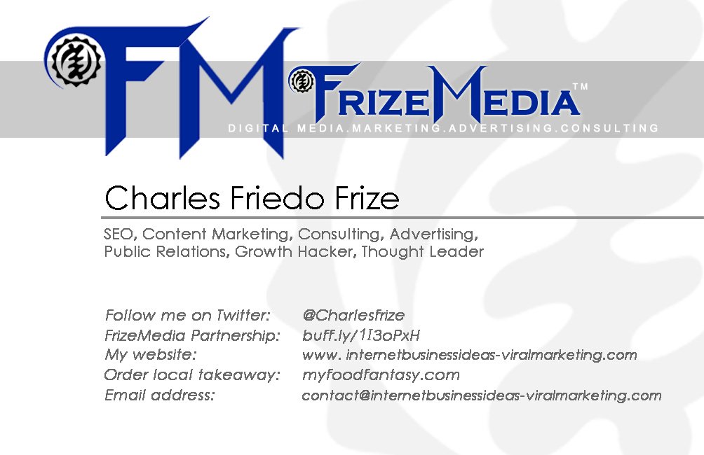 Charles Friedo Frize - DynamicFrize - Influencer Marketing